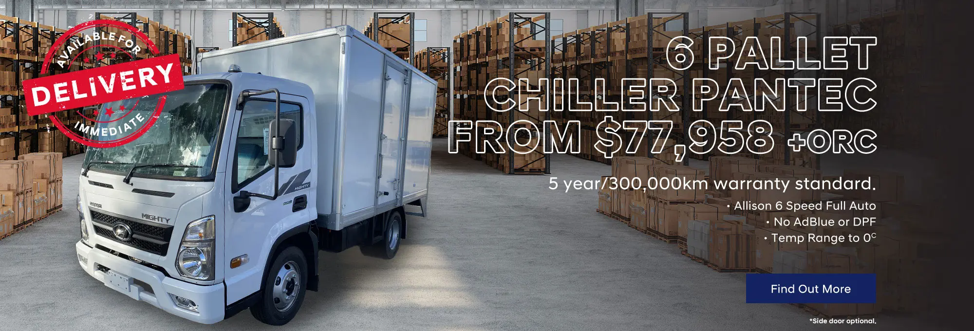 6 Pallet Freezer Pantec Hp Banner